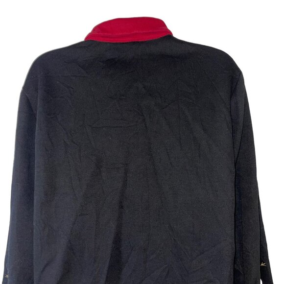 Vintage Onque Casuals Cardigan Sweater Womens M Holiday Christmas Snowman Ugly - Picture 7 of 12